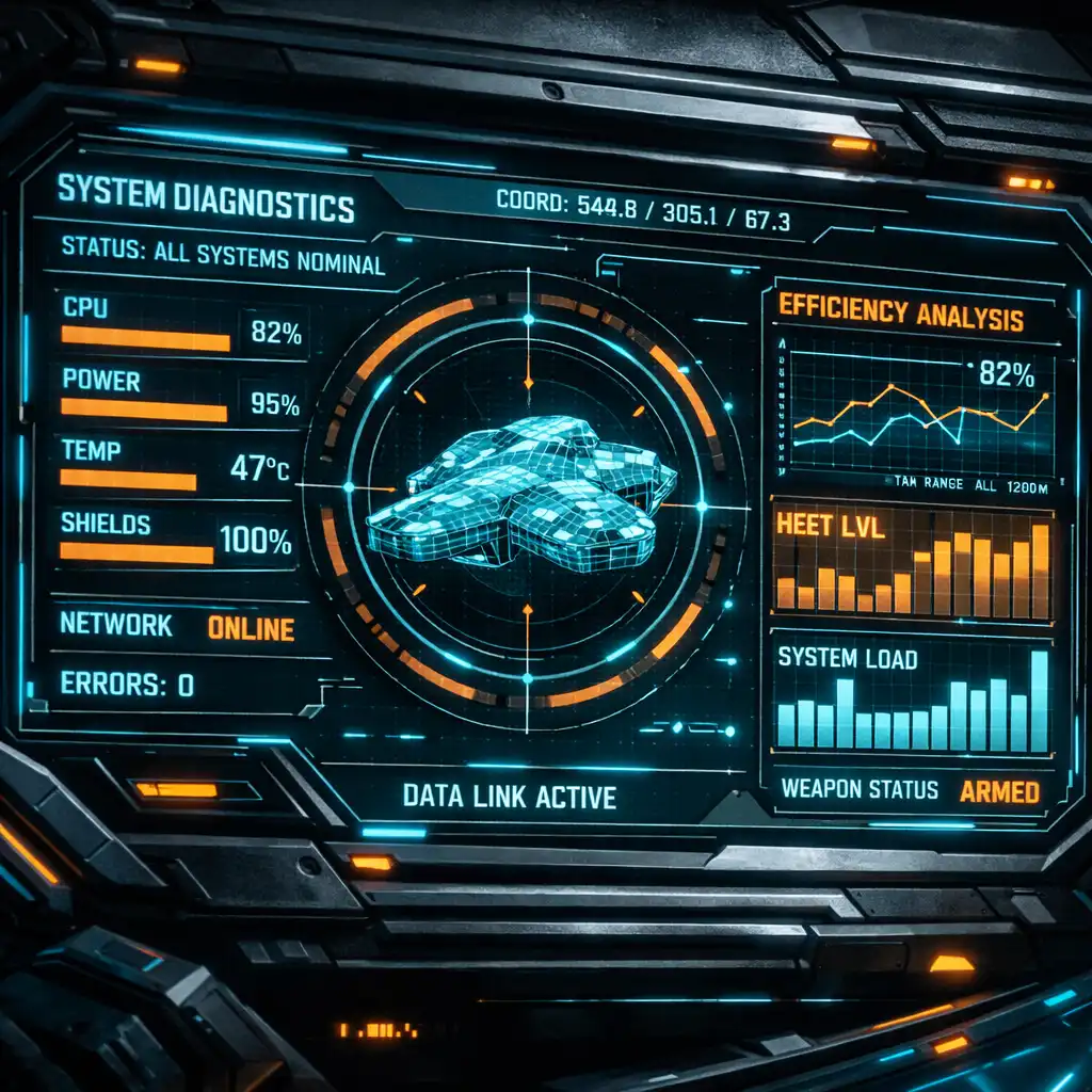 HUD technikai kijelző